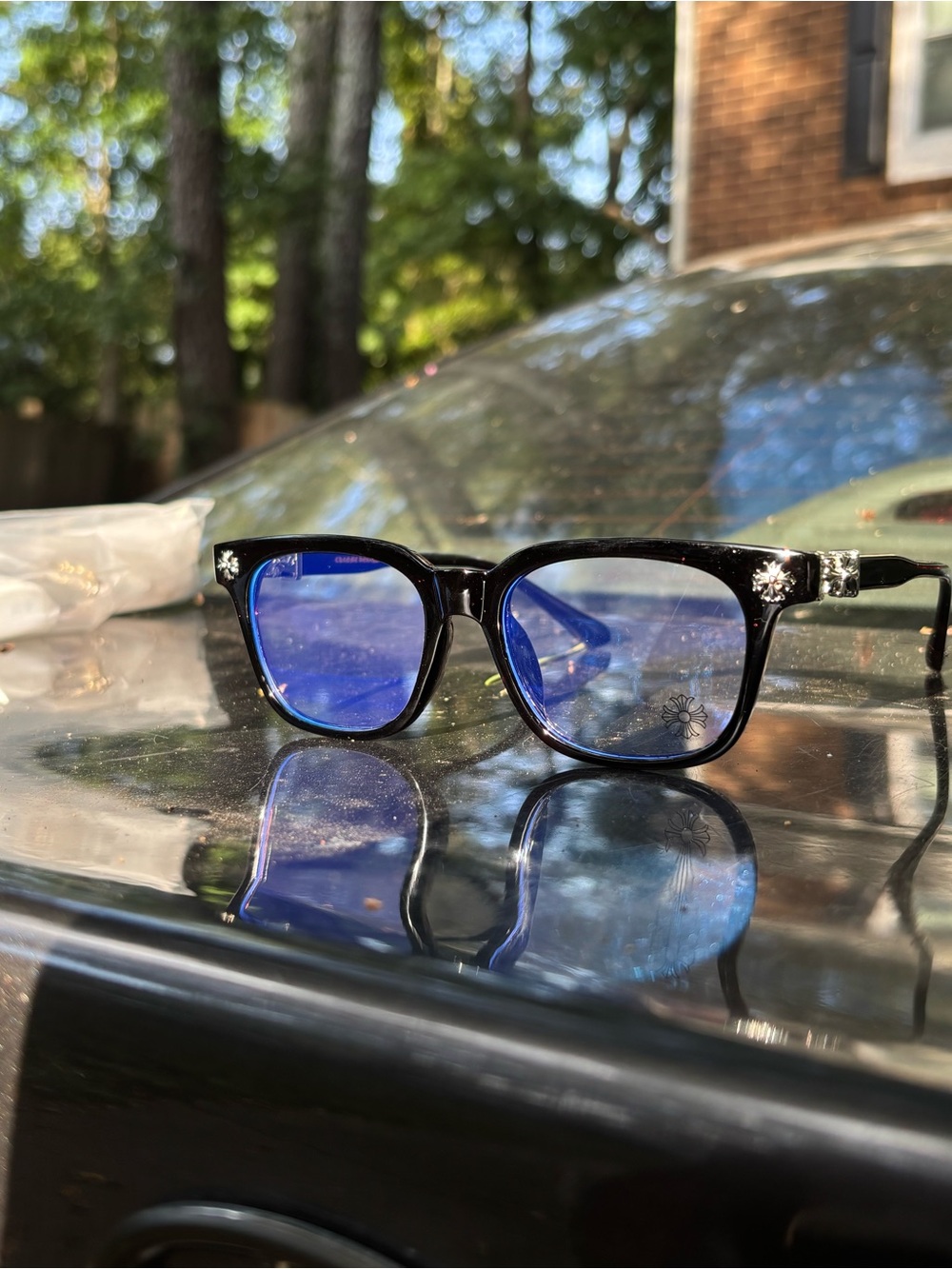 Chrome Hearts Glasses
New Needle Nose Anti Blue Light Glasses